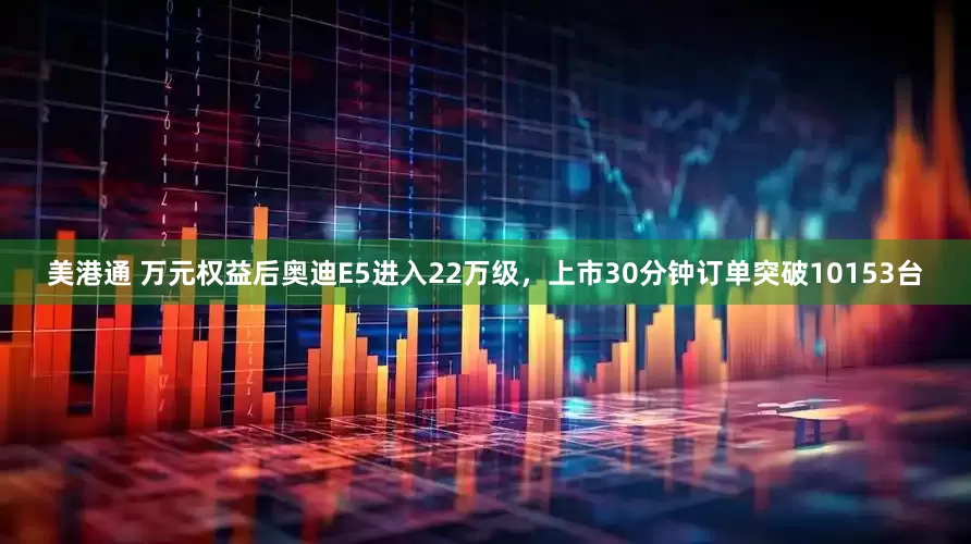 美港通 万元权益后奥迪E5进入22万级，上市30分钟订单突破10153台